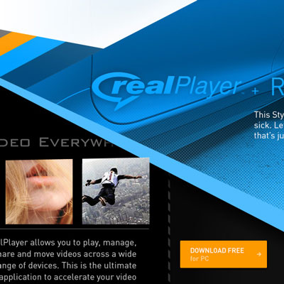 This thumbnail is taken from a visual test (or styletile) for my second full iteration of the Real.com website