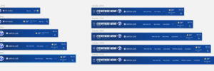 Responsive header specs for OTV news stations